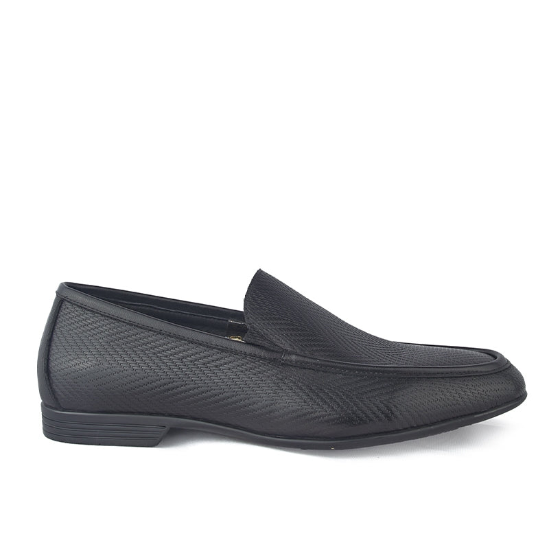 Sepatu Pria Casual Loafer Moccasin Gino Mariani Almer Black