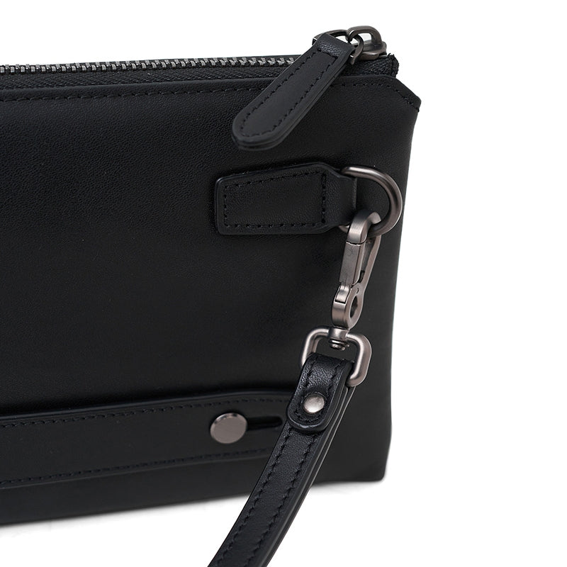 Clutch Pria Gino Mariani Barret Hitam
