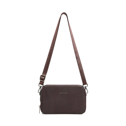Clutch Pria Gino Mariani Hawari Brown