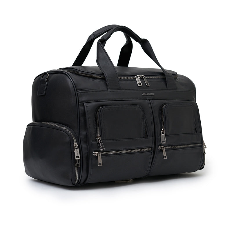 Tas Travel Duffle Bag Gino Mariani Elliot Hitam