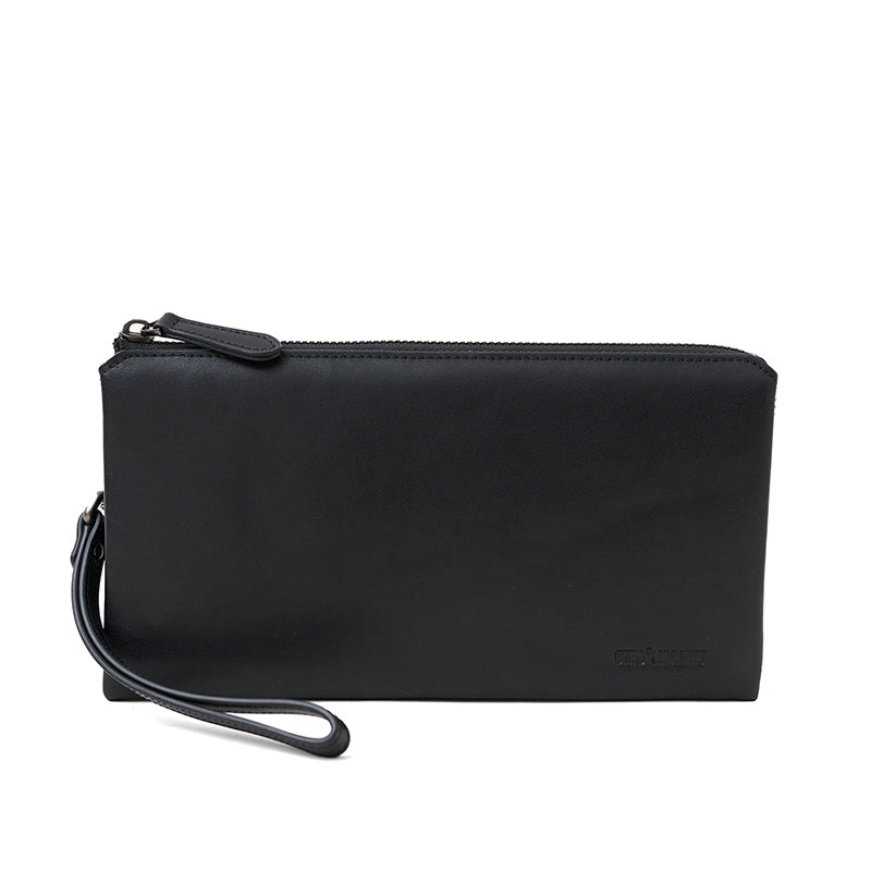 Clutch Pria Gino Mariani Barret Hitam