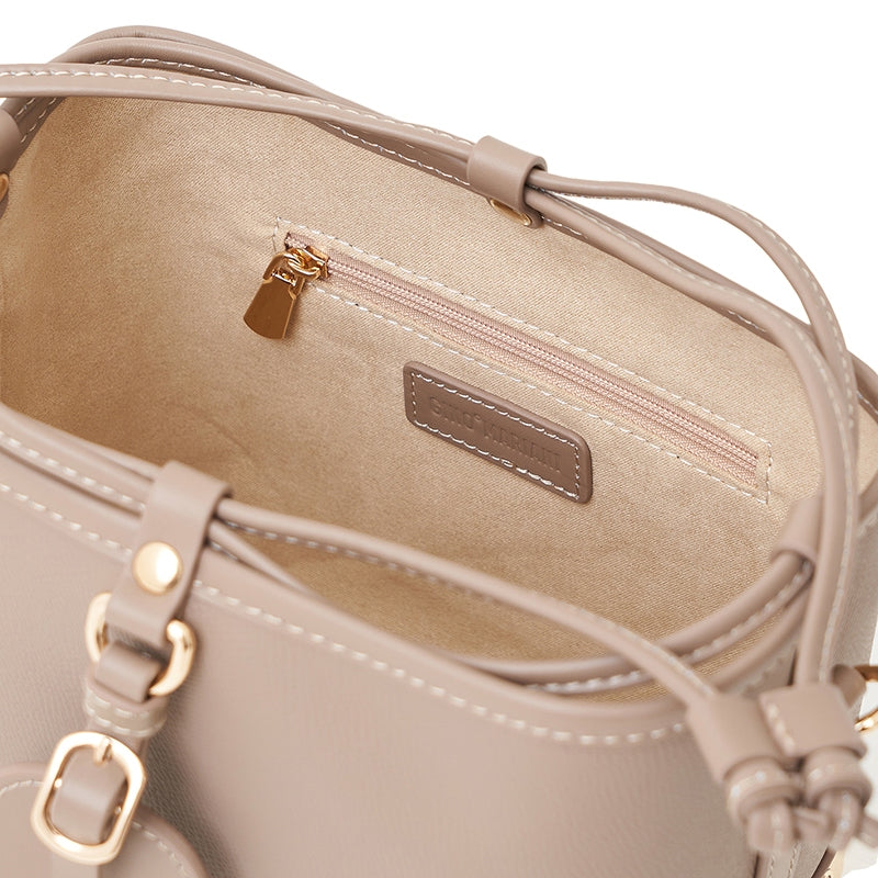 Tas Wanita Gino Mariani Shoulder Bag Berry Elephant Grey