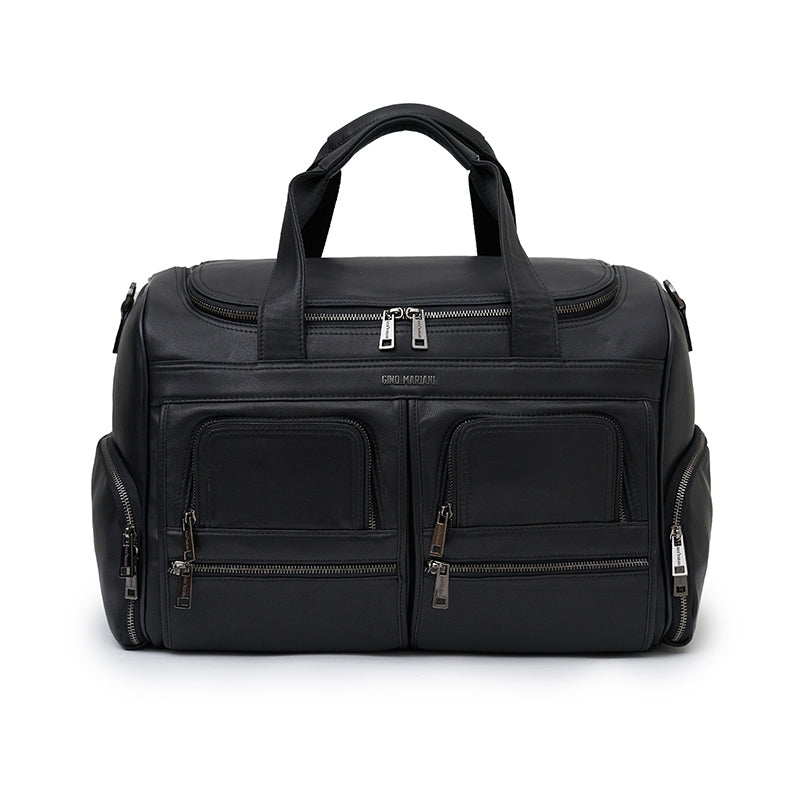 Tas Travel Duffle Bag Gino Mariani Elliot Hitam