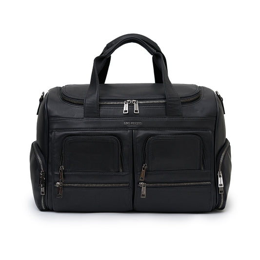 Tas Travel Duffle Bag Gino Mariani Elliot Hitam