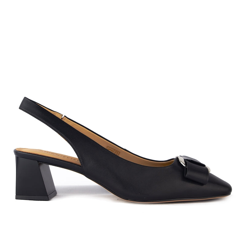 Sepatu Casual Formal Wanita Gino Mariani Alka Black