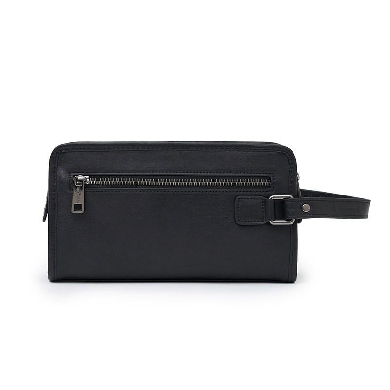 Clutch Pria Gino Mariani Edwin Hitam