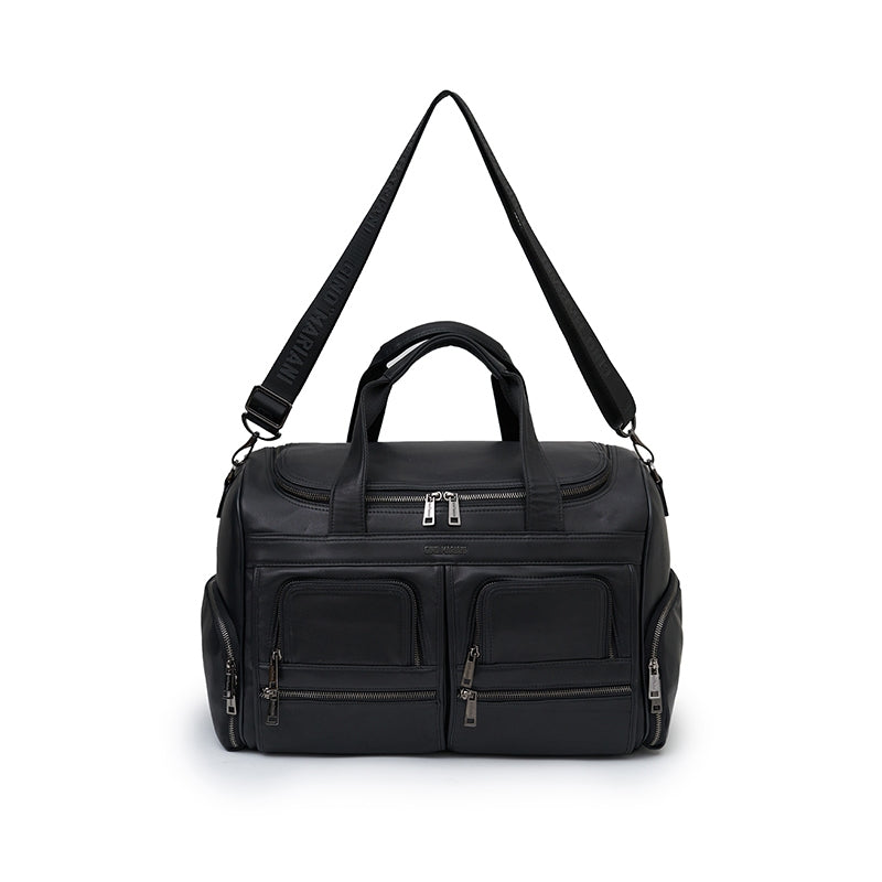 Tas Travel Duffle Bag Gino Mariani Elliot Hitam