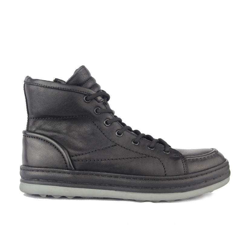 Sepatu Pria Boots Casual Gino Mariani Jacob Black