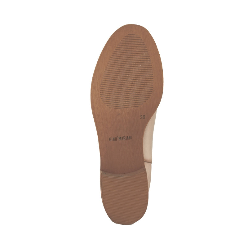 Sepatu Boots Wanita Kulit  Gino Mariani Airen Beige