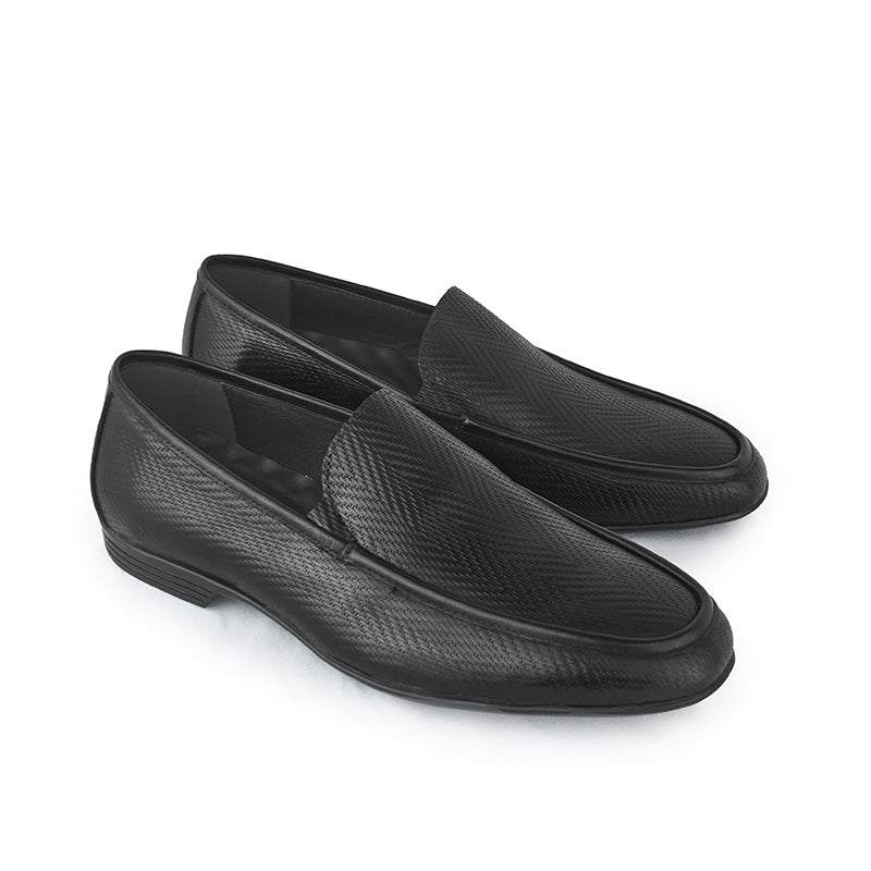 Sepatu Pria Casual Loafer Moccasin Gino Mariani Almer Black
