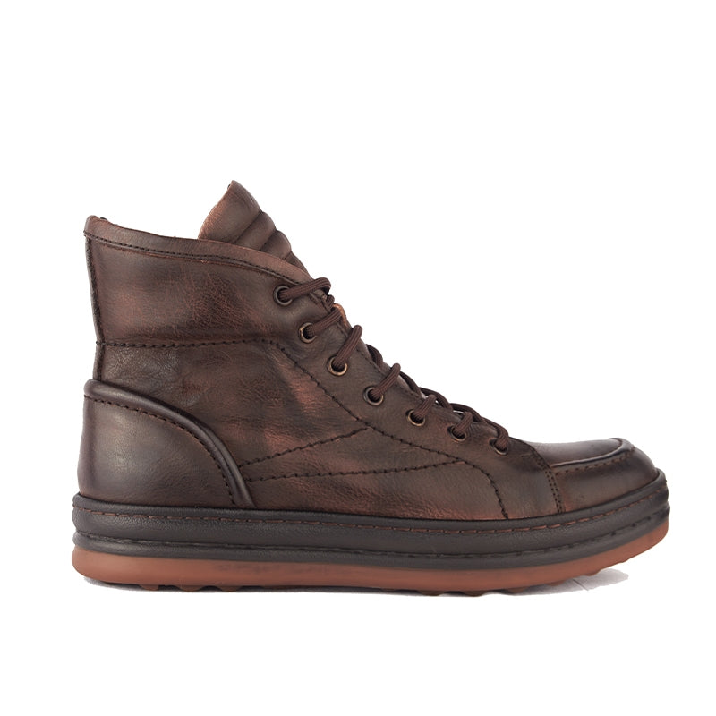 Sepatu Pria Boots Casual Gino Mariani Jacob Brown