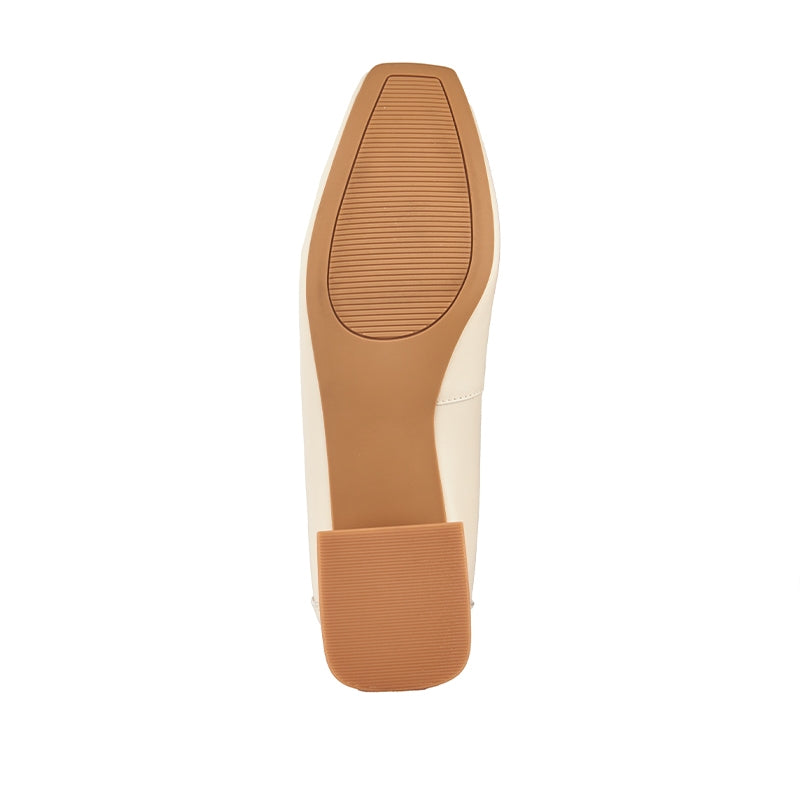 Sepatu Casual Formal Wanita Gino Mariani Faela Off White