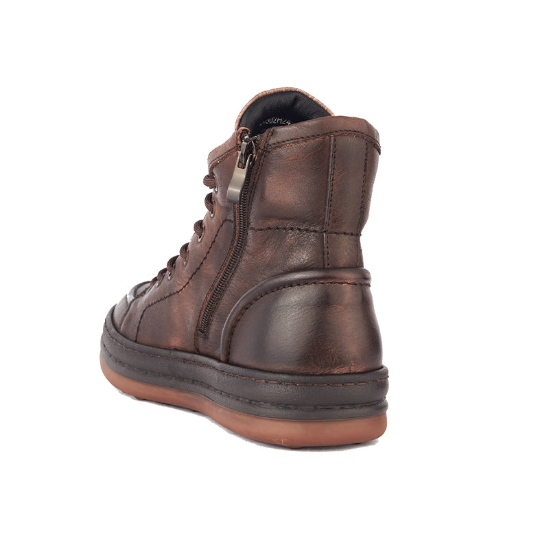 Sepatu Pria Boots Casual Gino Mariani Jacob Brown