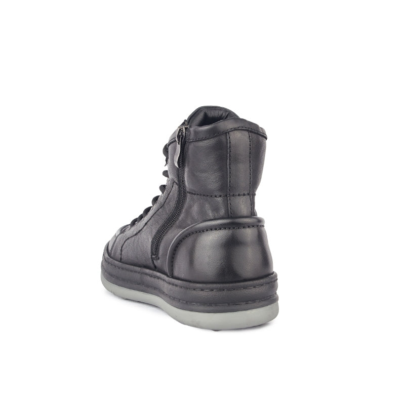 Sepatu Pria Boots Casual Gino Mariani Jacob Black
