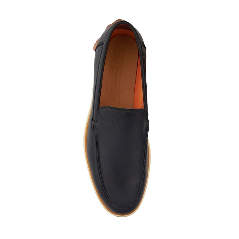 Sepatu Pria Casual Loafer Moccasin Gino Mariani Hope Black