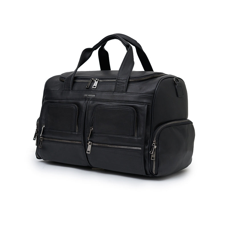 Tas Travel Duffle Bag Gino Mariani Elliot Hitam