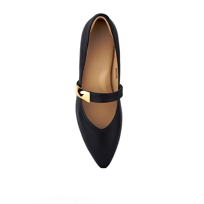 Sepatu Casual Formal Wanita Gino Mariani Alula Black