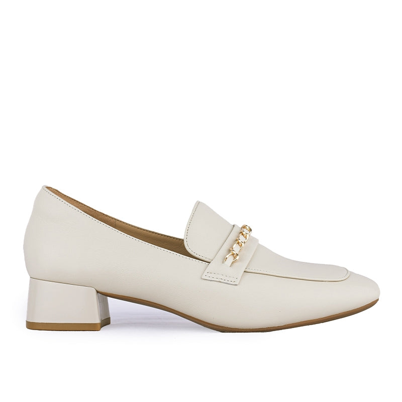 Sepatu Casual Formal Wanita Gino Mariani Clea Off White