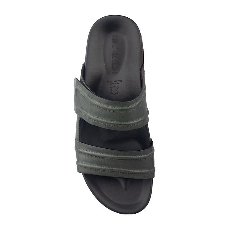 Sandal Kulit Pria Gino Mariani Fudo Army