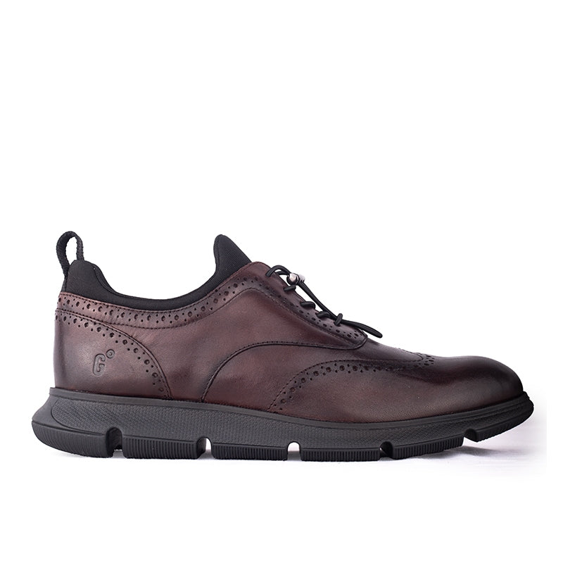 Sepatu Casual Formal Pria Gino Mariani Zenom 1 Coklat