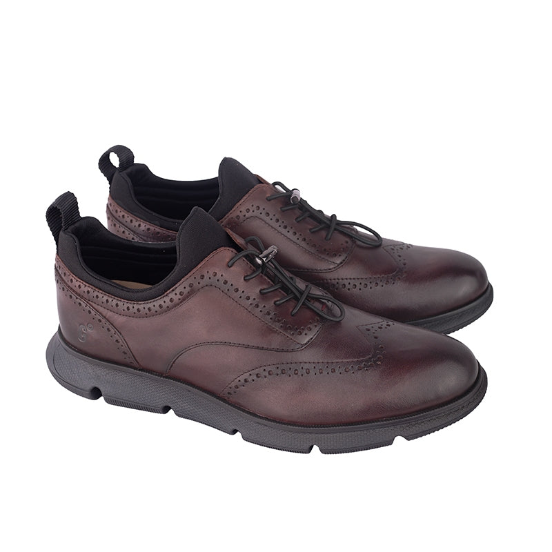 Sepatu Casual Formal Pria Gino Mariani Zenom 1 Coklat