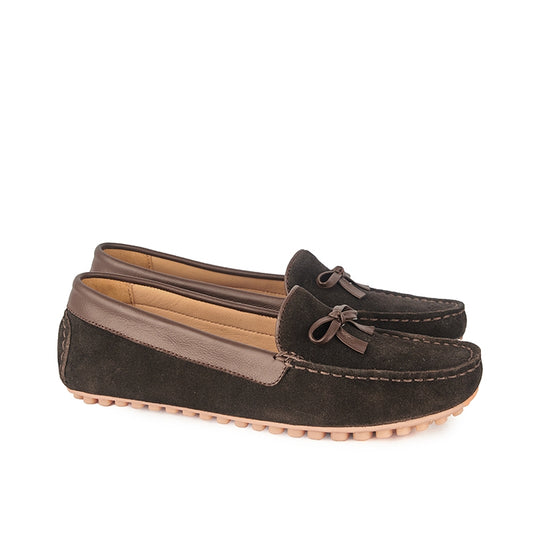Sepatu Wanita Casual Loafer Gino Mariani Elica Brown