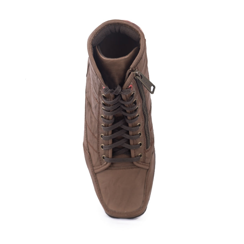 Sepatu Pria Boots Casual Gino Mariani Elario 17 Coklat Tua