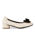 Sepatu Pantofel Formal Wanita Gino Mariani Elara 1 Off White