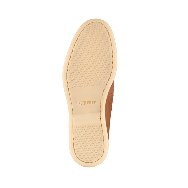 Sepatu Wanita Casual Loafer Moccasin Gino Mariani Emery 5 Light Brown