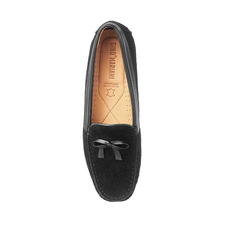 Sepatu Wanita Casual Loafer Gino Mariani Elica Black