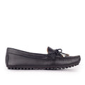 Sepatu Casual Wanita Loafer Moccasin Gino Mariani Estelle 2 Black