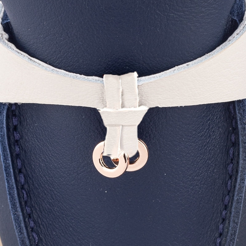 Sepatu Wanita Casual Loafer Gino Mariani Emery 3 Navy