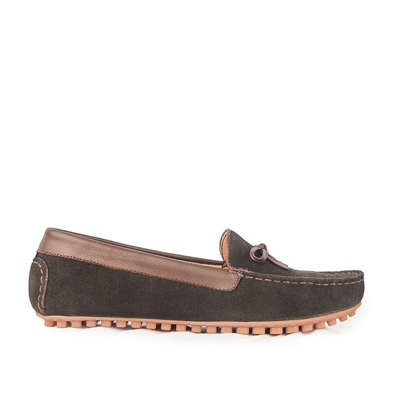 Sepatu Wanita Casual Loafer Gino Mariani Elica Brown