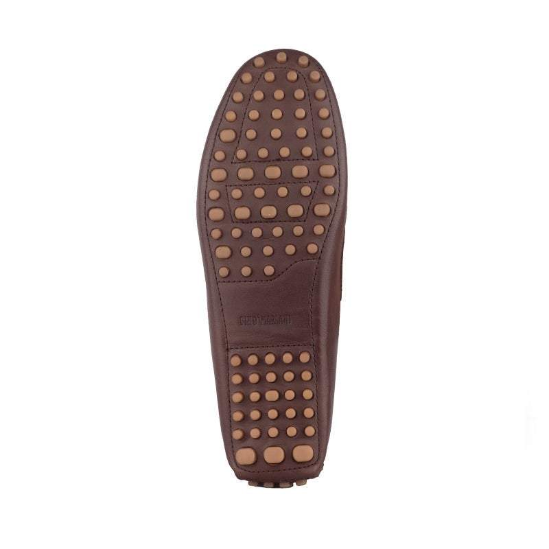 Sepatu Casual Wanita Loafer Moccasin Gino Mariani Elora 1 Brown