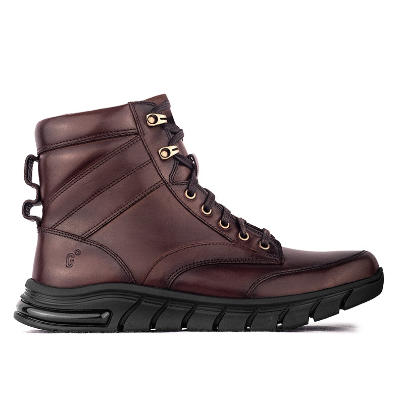 Sepatu Casual Pria Sneakers Boot Gino Mariani Drago 1 Brown