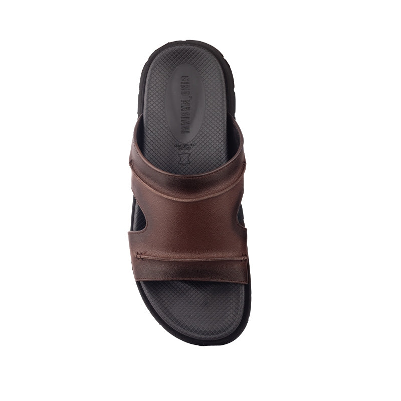 Sandal Kulit Pria Gino Mariani Fanuel Brown