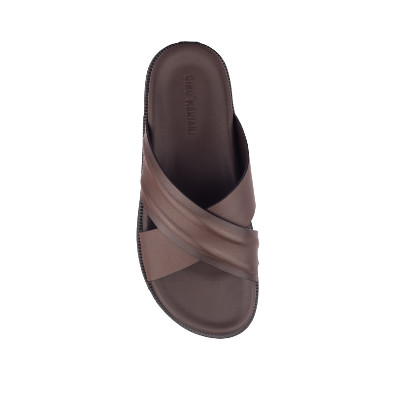 Sandal Kulit Pria Gino Mariani Haza Brown