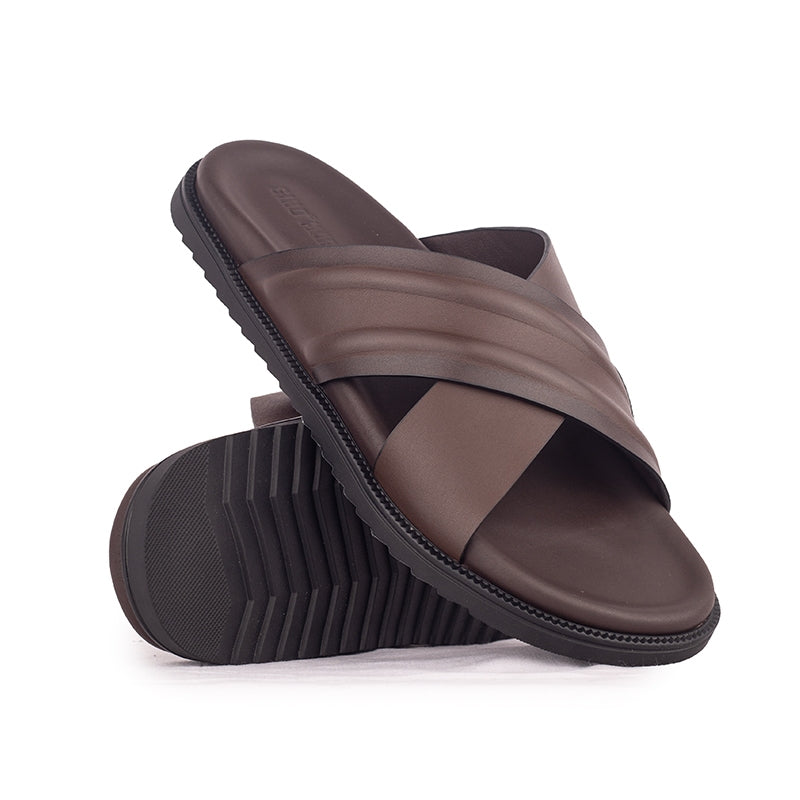 Sandal Kulit Pria Gino Mariani Haza Brown