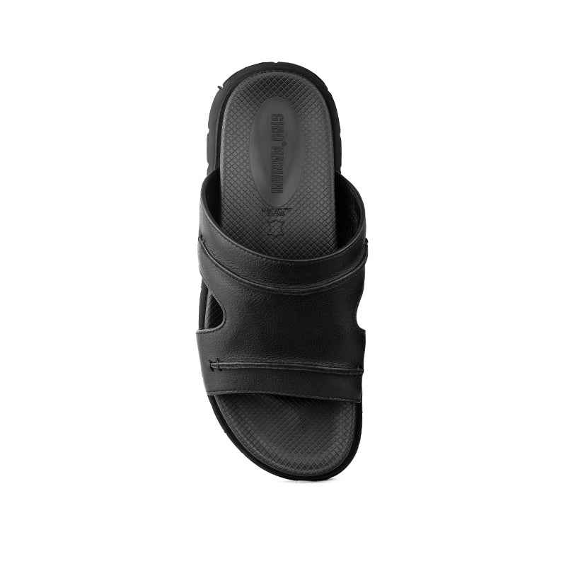 Sandal Kulit Pria Gino Mariani Fanuel Black