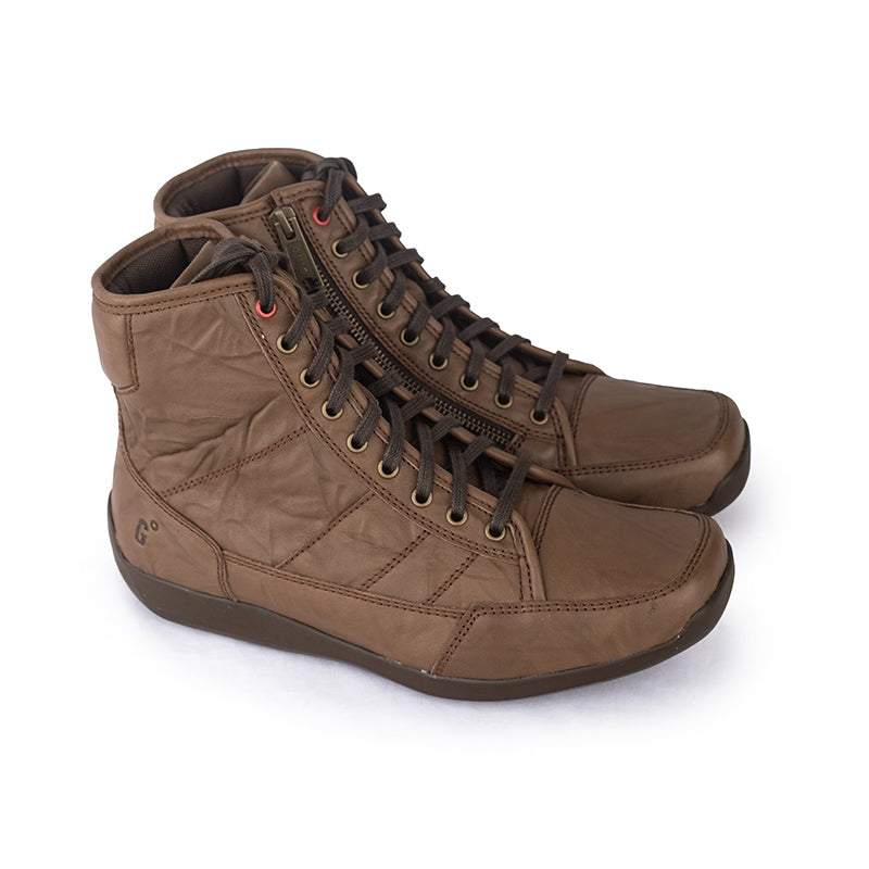 Sepatu Pria Boots Casual Gino Mariani Elario 17 Coklat Tua