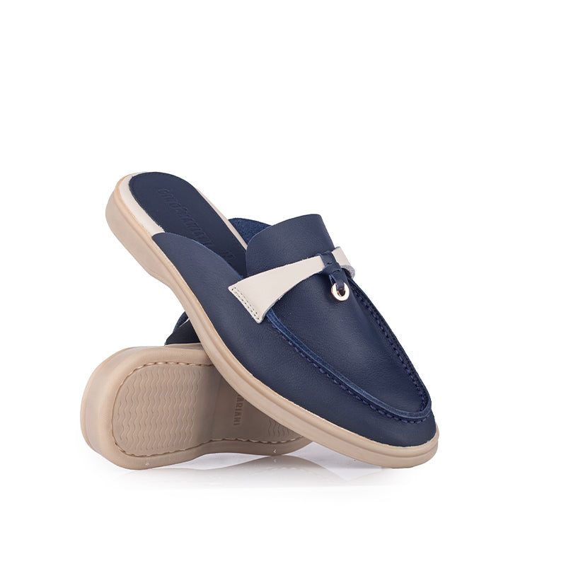 Sepatu Wanita Casual Loafer Gino Mariani Emery 3 Navy