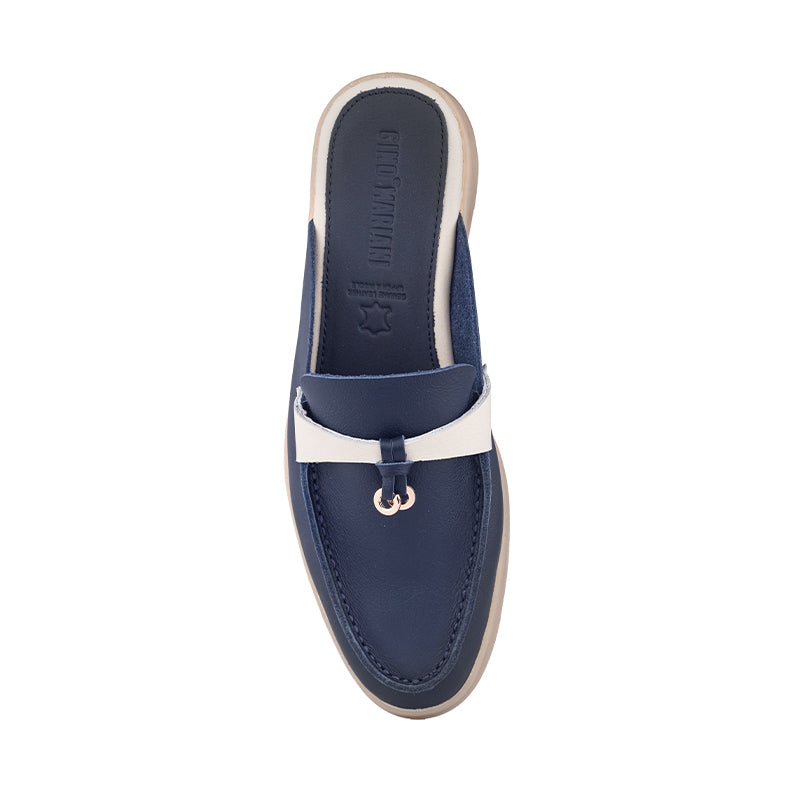 Sepatu Wanita Casual Loafer Gino Mariani Emery 3 Navy