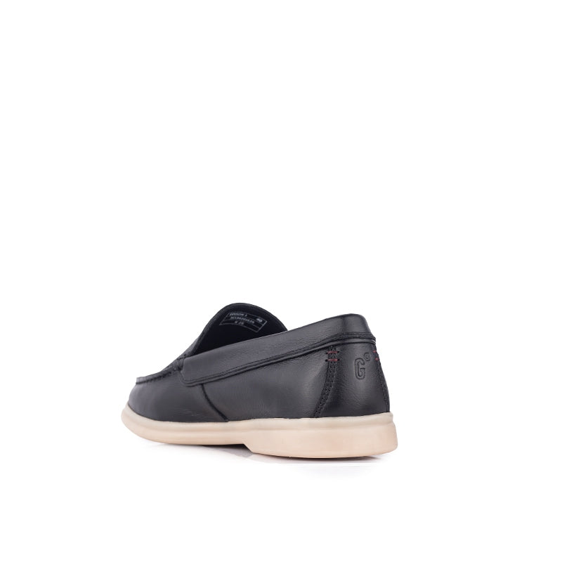 Sepatu Pria Casual Loafer Moccasin Gino Mariani Edison 1 Black