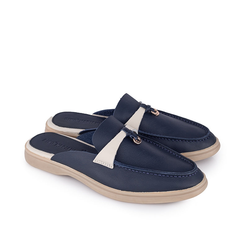 Sepatu Wanita Casual Loafer Gino Mariani Emery 3 Navy