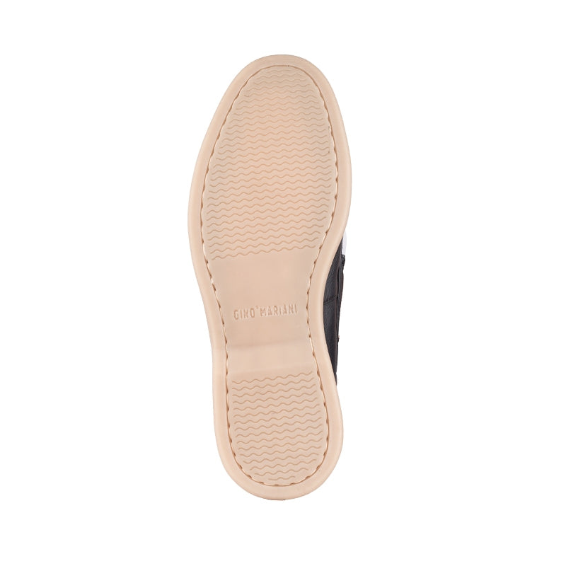 Sepatu Pria Casual Loafer Moccasin Gino Mariani Edison 1 Black