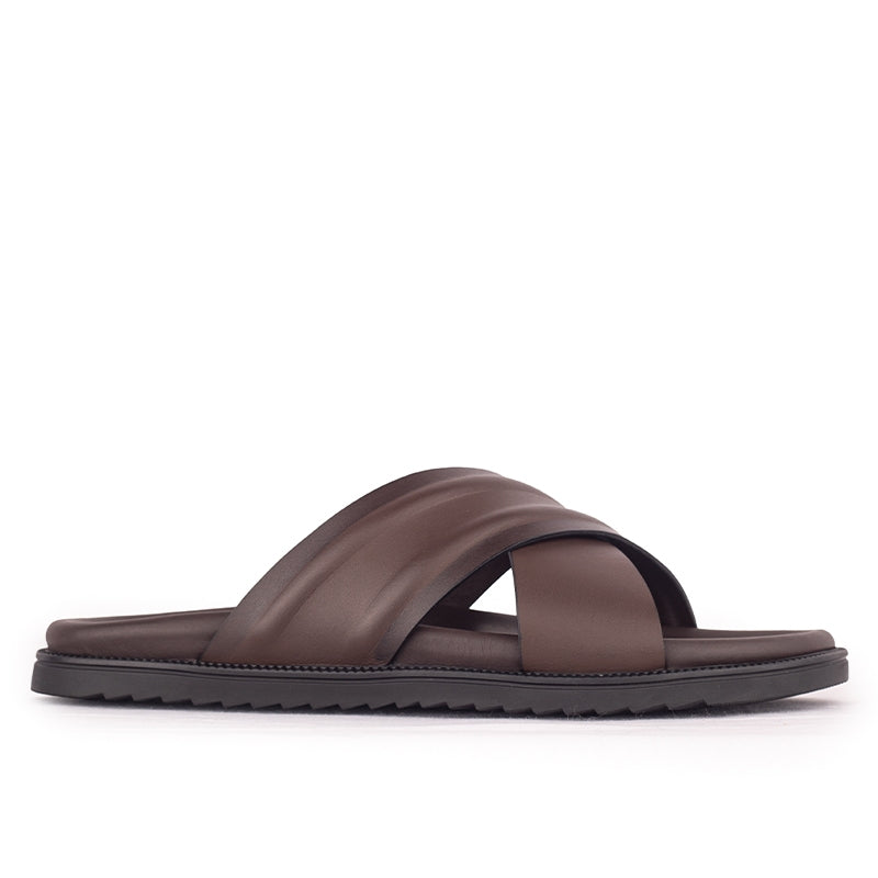 Sandal Kulit Pria Gino Mariani Haza Brown