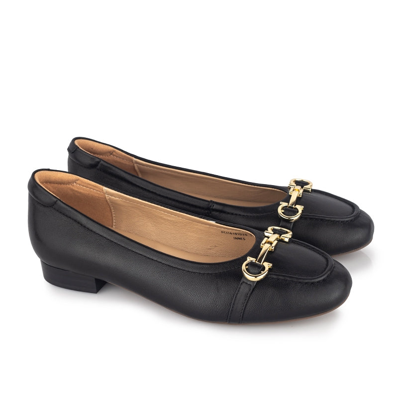 Sepatu Ballet Flats Wanita Gino Mariani Innes Black