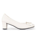 Sepatu Pantofel Formal Wanita Gino Mariani Jalie White
