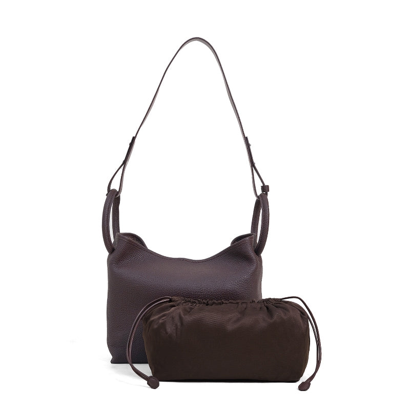 Tas Wanita Hobo Bag Gino Mariani Detra Brown