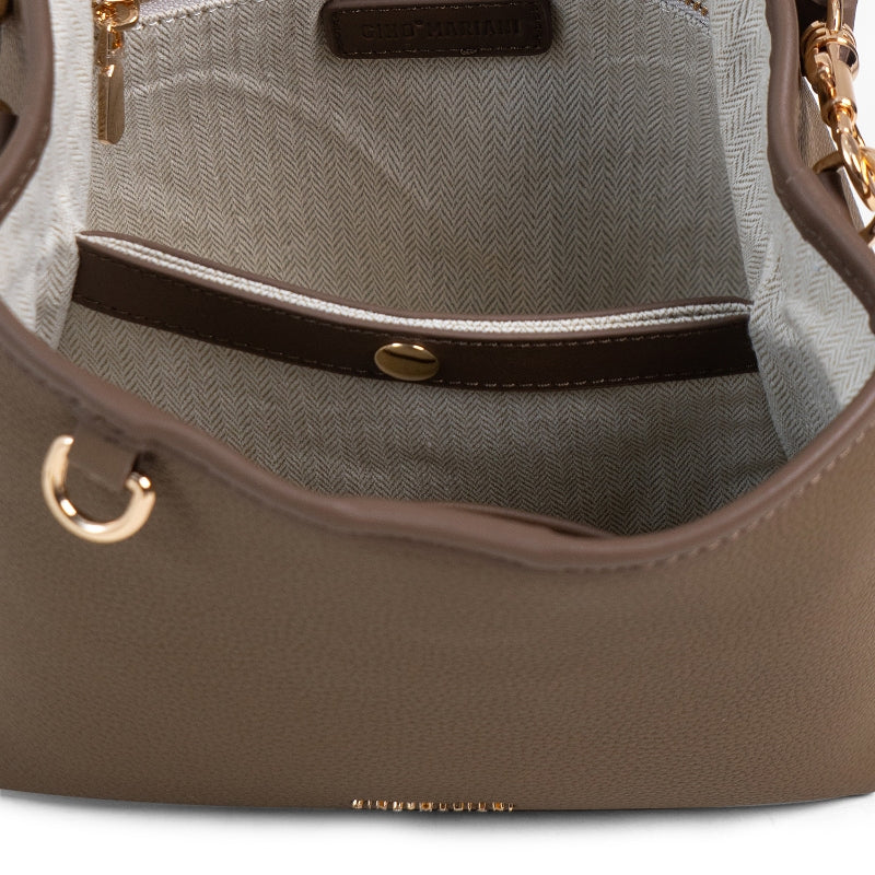 Tas Wanita Gino Mariani Hobo Bag Erin Taupe
